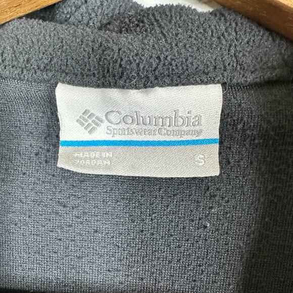 Columbia Womens size Small Arctic Air Fleece 1/2 Zip Jacket Black 1564881 - Picture 8 of 9